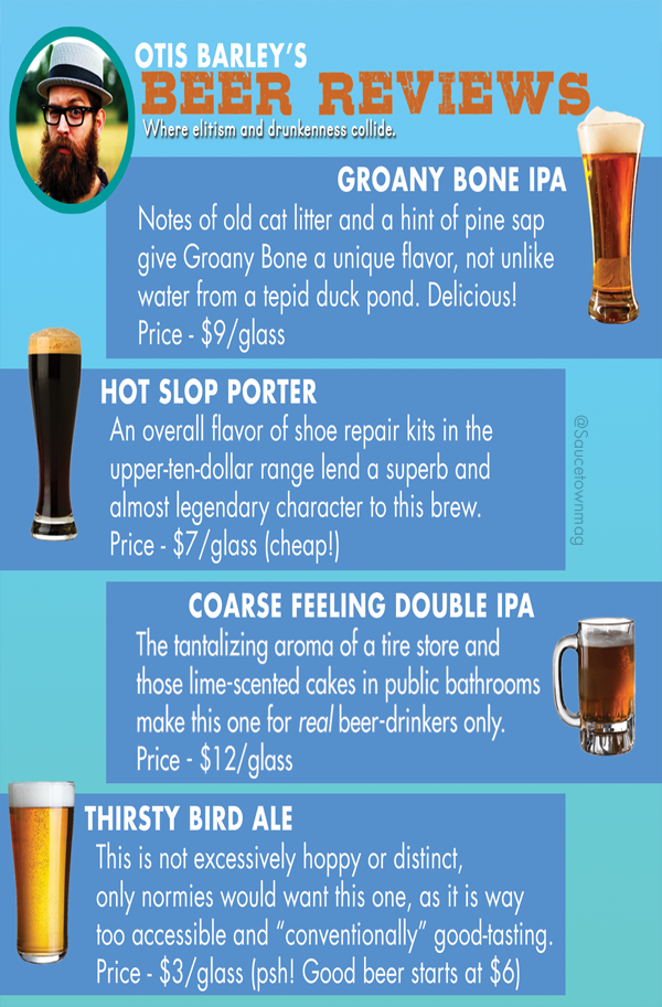 Otis Barley's Beer Reviews